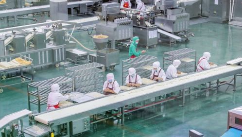 赶订单，忙生产 食品生产线的繁忙景象